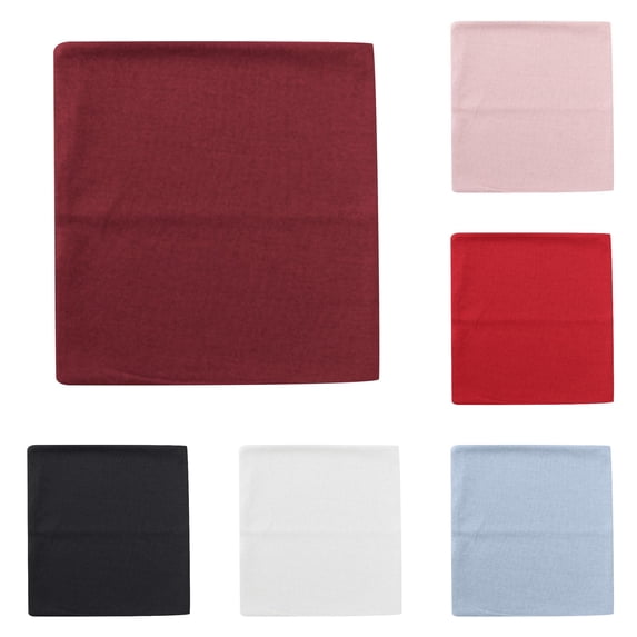 AWZXDE Autumn Winter Warm Scarf Pure Layer Light Neck Neckerchief Soft Accessory Burgundy