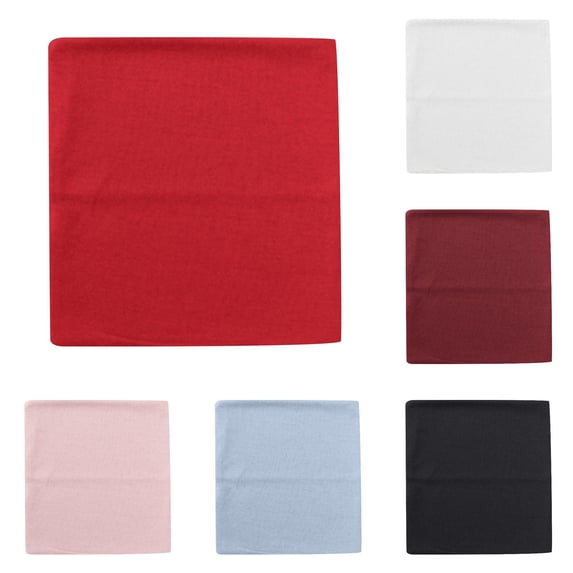 AWZXDE Autumn Winter Warm Scarf Pure Layer Light Neck Neckerchief Soft Accessory Red