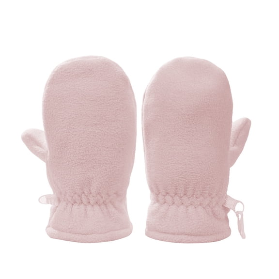 AWZXDE Baby Gloves Soft Kids Winter Thermal Mittens For Babies And Toddlers Enhanced Warmth Comfort For Cold Weather Outdoor Pink,6-24 Months