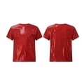 thumbnail image 1 of AWZXDE Boys Graphic T Shirt Square Sequins Checkered Shiny Short Sleeve Top For Casual Outdoor Sports Performance Outfit Eye Catching Red,12-13 Years, 1 of 3