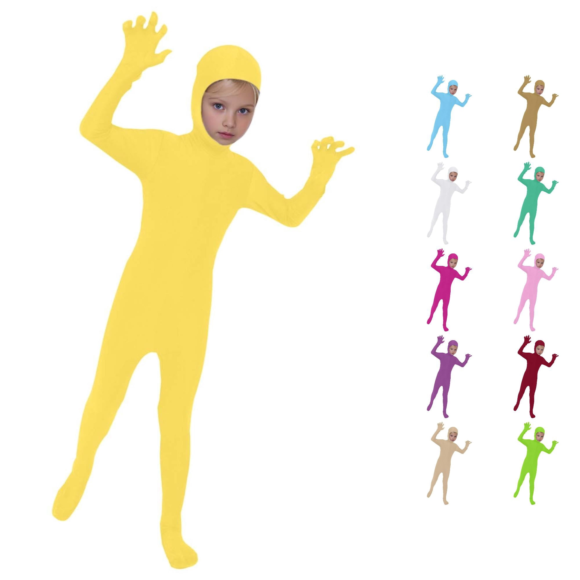 AWZXDE Boys Knit Bodysuits Full Body Hooded Zentai Suit For Halloween ...