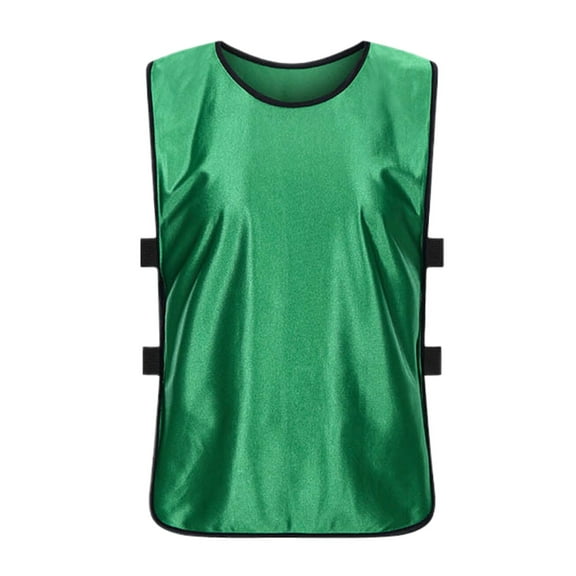 AWZXDE Boys Solid Color Sleeveless Mercerized Vest Top With Lace Up Sports Casual Training Clothing boys vest Green，3-9 Years