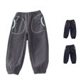 thumbnail image 1 of AWZXDE Boys Spring Fall Pants Lined Jogger Pants Elastic Waist Pocket Design Warm Kids Casual Trousers Grey - 9-10 Years, 1 of 5