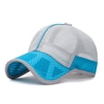 thumbnail image 1 of AWZXDE Breathable Mesh Baseball Cap for Kids Lightweight Adjustable Sun Hat Sports Outdoor Activities Grey,One Size, 1 of 2