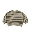 thumbnail image 1 of AWZXDE Casual T Shirts Unisex Boys And Girls Striped Casual Top Sweatshirt Long Sleeve Soft Comfortable For Children, 1 of 7