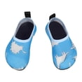 thumbnail image 1 of AWZXDE Children Swimming Shoes Flat Bottom Soft Outdoor Beach Diving Snorkeling Footwear for Kids Blue,2-3 Years, 1 of 5