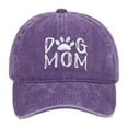 thumbnail image 1 of AWZXDE Dog Mom Embroidered Washed Adjustable Sun Hat For Women Cotton Outdoor Baseball Cap, 1 of 3