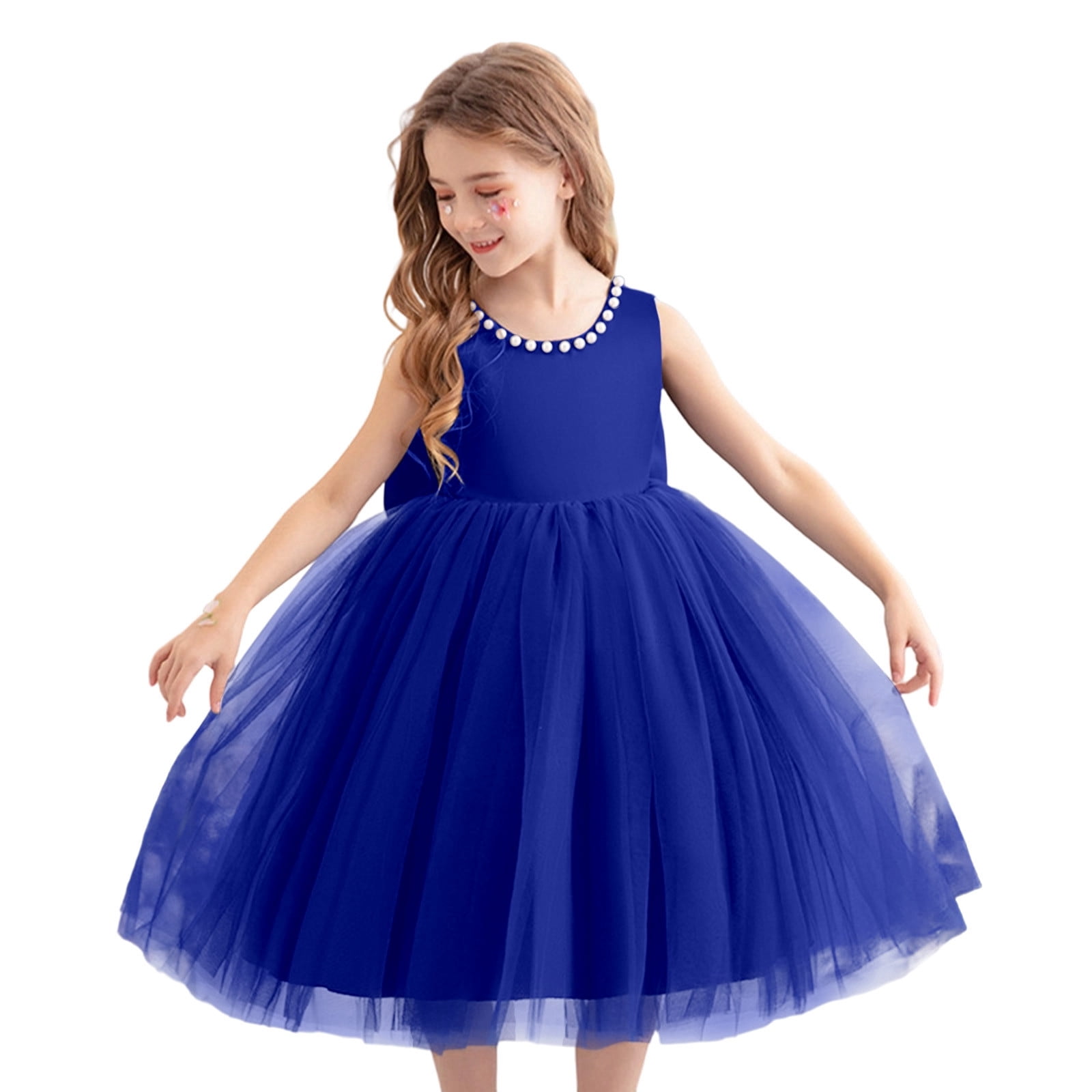 AWZXDE Girls Princess Dress Mesh Puff Gown Girls Dresses Wedding Flower — free download