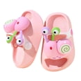 thumbnail image 1 of AWZXDE Girls Slippers Summer Clog Shoes With Cute Cartoon Design Soft Breathable Sole Durable Lightweight Non Sandals For Toddler Baby Boys And Girls Pinkï¼6-12 Months, 1 of 3