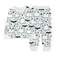 thumbnail image 1 of AWZXDE Halloween Pajamas Outfits Set Halloween Kids Pajama Set Boys Girls Soft Comfortable Long Sleeve Top Pants Two Piece Outfit Children Toddler Party Nightwear Beige,5-6, 1 of 2