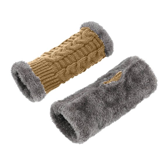 AWZXDE Hermal Gloves for Women - Warm Windproof Elastic Texting Gloves Thermal Lined for Outdoor Activities Comfortable and Protective Handwear Khaki,One Size