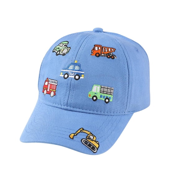 AWZXDE Kids Baseball Hat Embroidered Car Adjustable Sun Protection Hat for Spring Fall Ages 2-8