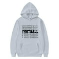 thumbnail image 1 of AWZXDE Kids Hoodie Long Sleeve Football Print Hooded Pullover Sweatshirt for Boys Sports Activities and Everyday Casual Outfits GY5,11-12 Years, 1 of 4