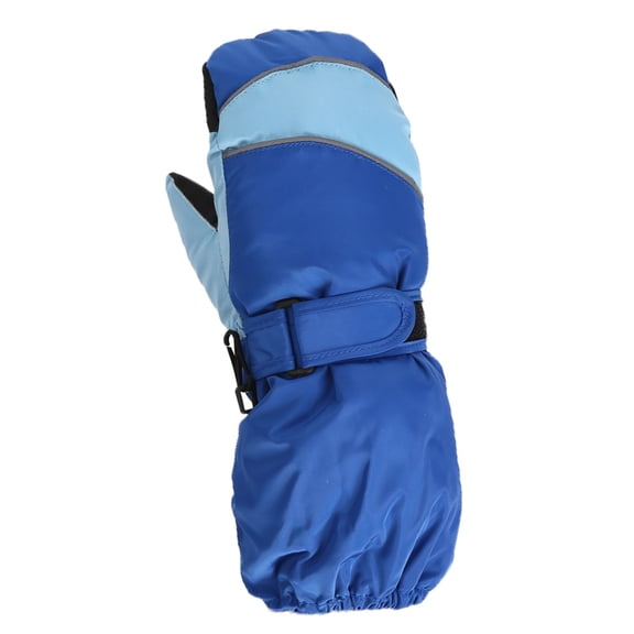 AWZXDE Kids One Size Outdoor Gloves Windproof Waterproof Thermal Winter Gloves For Boys And Girls Ski Skating Boarding Blue