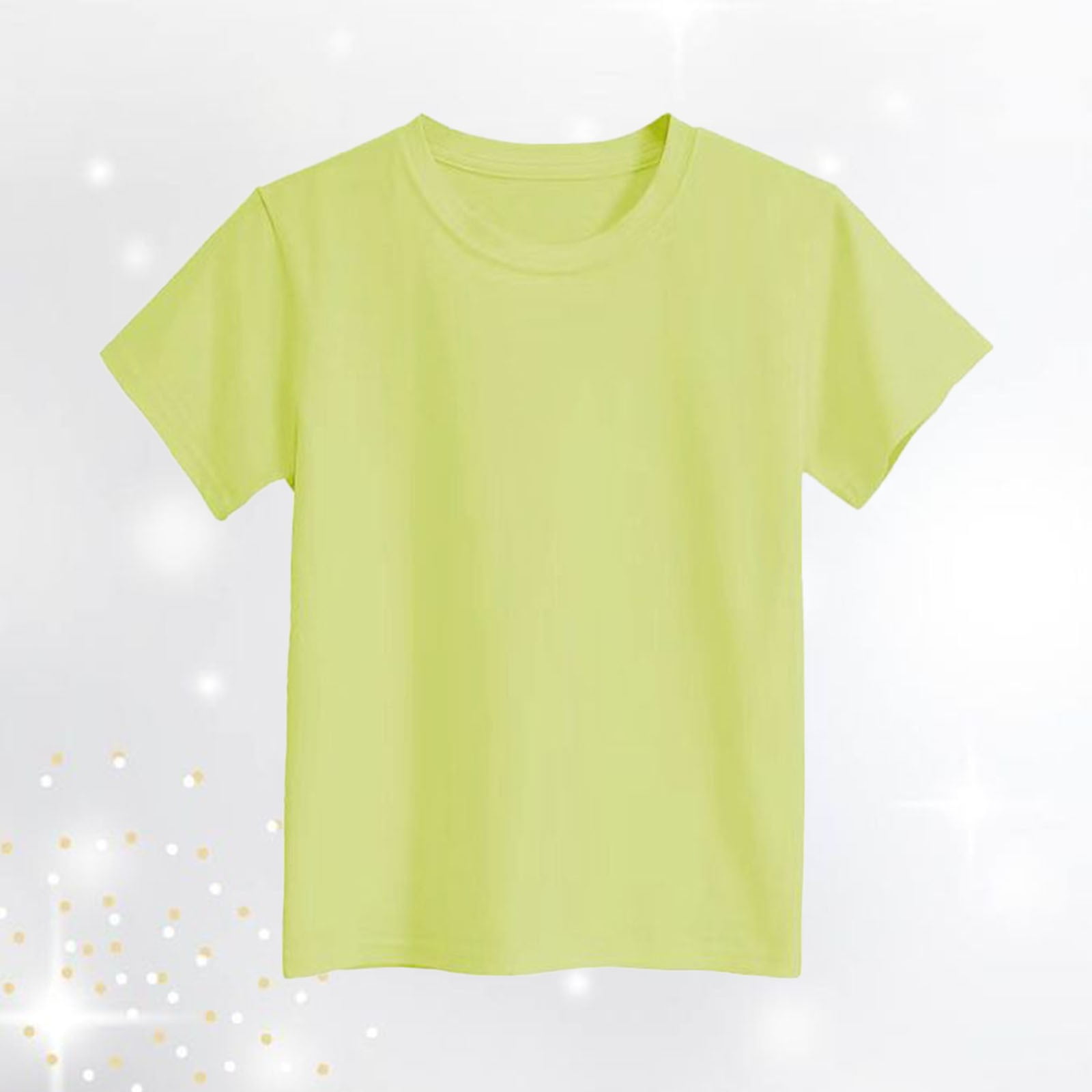 AWZXDE Kids Solid Color Basic Oversized Loose Fit T Shirt Comfortable ...