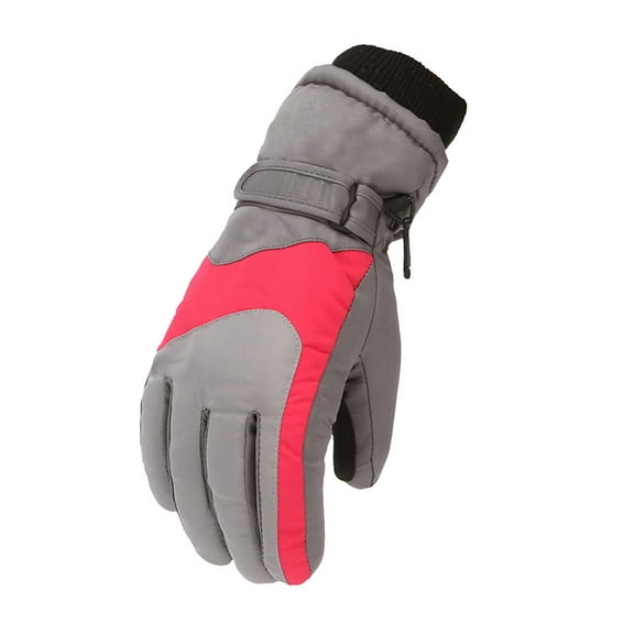 AWZXDE Kids Winter Gloves For Boys And Girls Warm Winter Sports Gloves For Outdoor Ages 6 To 12 Years Old Size M B