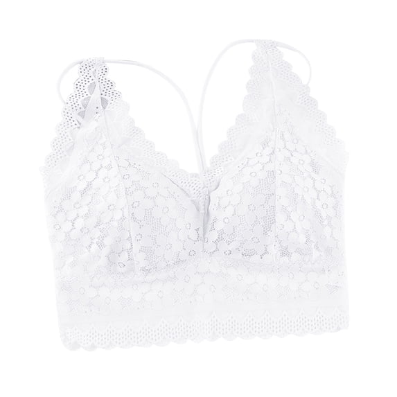 AWZXDE Lace Bra Women's Beauty Back Small Bust Push Up Comfortable Soft Layering Tank Top