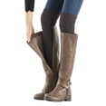 thumbnail image 1 of AWZXDE Lace Pattern Leg Warmers Women's Over The Knee Knit Thermal Soft Boot Socks Coffee,One Size, 1 of 9