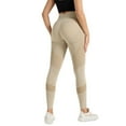 thumbnail image 1 of AWZXDE Line Design Yoga Pants for Women Workout Leggings Dance Fitness Wear Wicking Khaki,L, 1 of 3