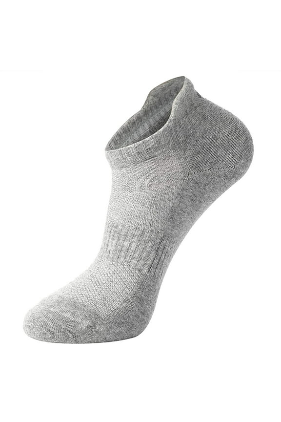 Men Women Athletic Running Socks Low Cut Ankle Socks Comfortable Breathable Casual Sport Socks For All Season womens athletic socks Grey