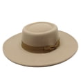 thumbnail image 1 of AWZXDE Men Women Stylish Large Brim Design Sun Hat Outdoor Leisure Jazz Hat Every Season, 1 of 2