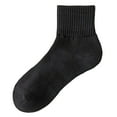 thumbnail image 1 of AWZXDE Men's Cushioned Athletic Ankle Socks with Honeycomb Grip and Cushion Sole Breathable Sports Socks for Basketball Running and Daily Training Black,One Size, 1 of 4