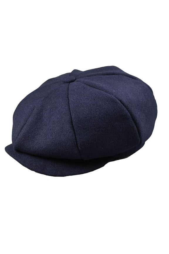 Men's Solid Color Simple Casual Comfortable Hat Classic Mid Century Vintage Painter Newsboy Octagonal Cap for Hats for Men Blue,XXL