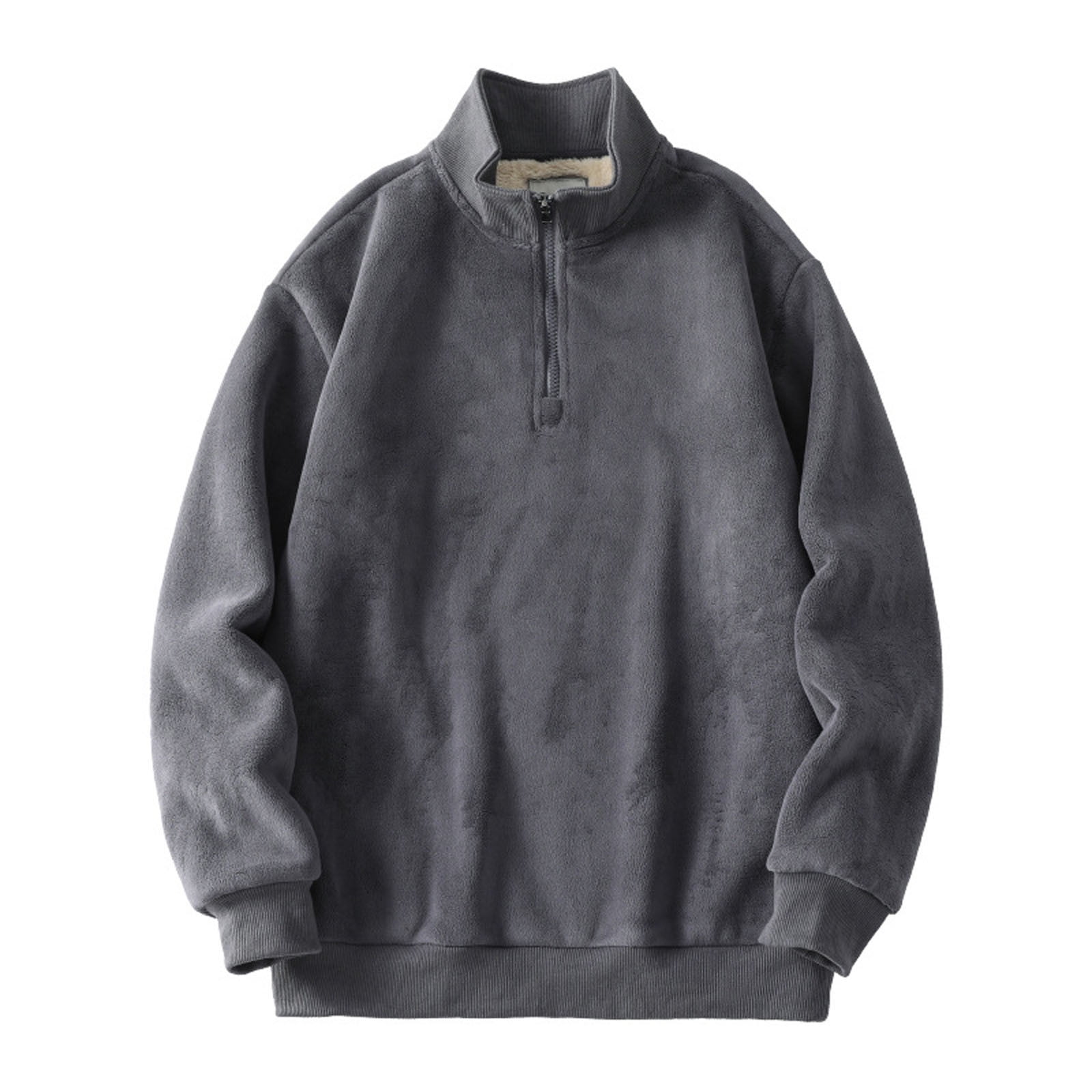 W Pile Turtle Zip Sweat 600 Navy