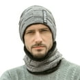 thumbnail image 1 of AWZXDE Men's Winter Knit Hat, Thick Cap for Cold Grey,One Size, 1 of 2