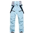 thumbnail image 1 of AWZXDE Men's Winter Ski Pants with Suspenders Buckle Insulated Warm Snowboard Overpants for Cold Weather Blue,XL, 1 of 6