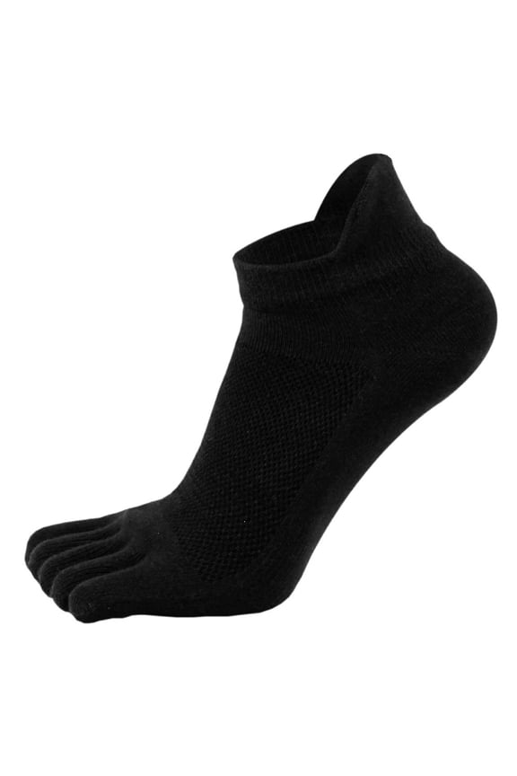 Mens Fashion Five-Toe Socks Low Cut Breathable Sports Socks For Home And Casual Wear socks for men Black