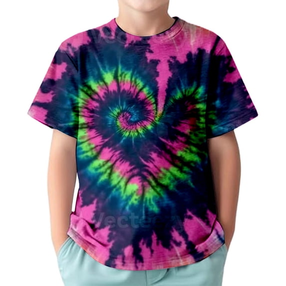 AWZXDE Soft Casual Short Sleeve T-Shirt For Boys Comfortable Round Neck ...