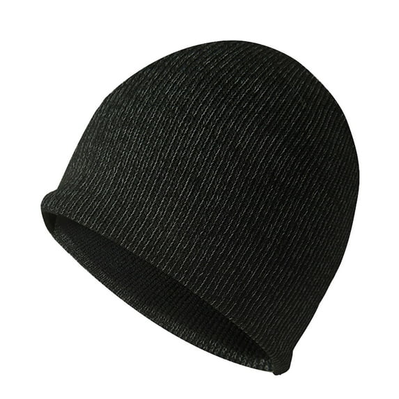 AWZXDE Soft Knitted Winter Hat for Women Warm Loose Hat with Ear Cover for Casual Outdoor Fashion Black,One Size