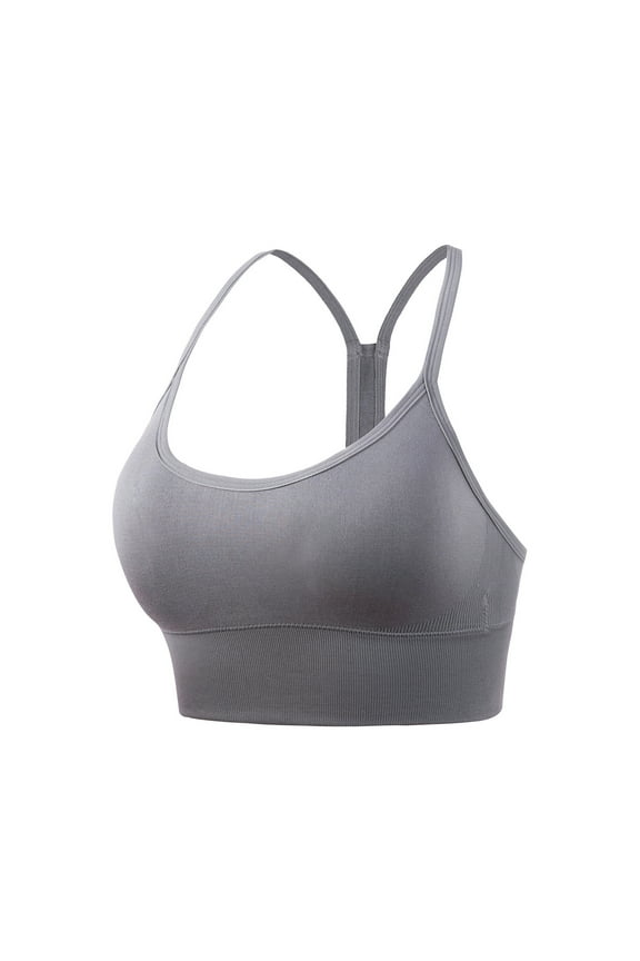 Sports Bras for Women with Racerback Fitness Running High Support Wirefree Bra Large Size Breathable
