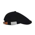 thumbnail image 1 of AWZXDE Street Style Adjustable Flat Beret Cap for Women and Men Fashion Black,One Size, 1 of 3