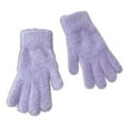 thumbnail image 1 of AWZXDE Thermal Knitted Touchscreen Mittens for Winter Riding Outdoor Sports Ideal for Cycling Running Hiking in Cold Weather Purple,One Size, 1 of 4