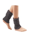 thumbnail image 1 of AWZXDE Thermal Leg Warmers Ankle Boot Socks Non- Covers Cozy Knitted Boot For Winter Outdoor Activities And Daily Wear long socks for women Grey, 1 of 5