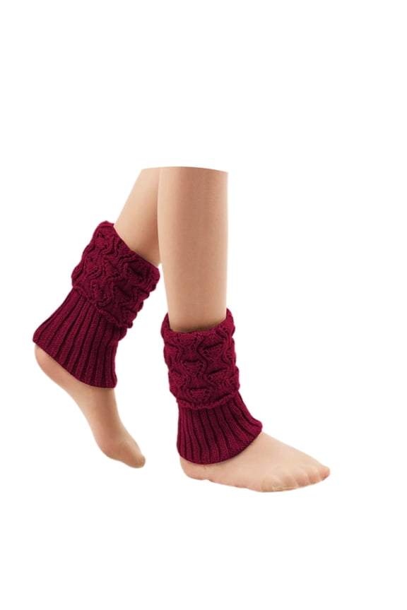Thermal Leg Warmers Ankle Boot Socks Non- Covers Cozy Knitted Boot For Winter Outdoor Activities And Daily Wear long socks for women