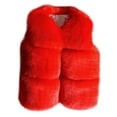 thumbnail image 1 of AWZXDE Toddler Baby Girls Imitation Vest Winter Warm Coat Jacket Cute Thick Clothes&nbsp;girl coat Red，4 Years, 1 of 3