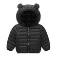 thumbnail image 1 of AWZXDE Toddler Boys Winter Jacket Lightweight Down Baby Boy Coat For And Young Children 2-8 Years Blackï¼2-3Years, 1 of 8