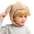 thumbnail image 1 of AWZXDE Toddler Hat Winter Baby Earflap Hat With Adorable Soft Knitted For Boys Girls Cozy Warm Baby Cap Brown, 1 of 4