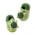 thumbnail image 1 of AWZXDE Toddler Slippers For Winter Warm Booties With Cute Turtle Cartoon Design Soft Sole Cozy Non Indoor Footwear For Baby Boys And Girls Greenï¼5 Years, 1 of 6