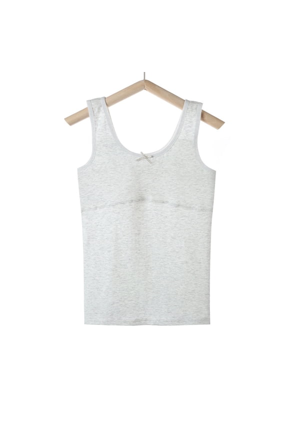 Training Bra For Girls Bow Design Soft Breathable Cotton Comfortable Underwear For Growing Kids And Teens First Bra 6-14Y Grey,6-7 Years