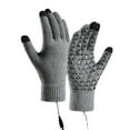 thumbnail image 1 of AWZXDE USB Rechargeable Heated Gloves Touchscreen Winter Gloves With Soft Inner For Outdoor Skiing Cold Weather E, 1 of 5