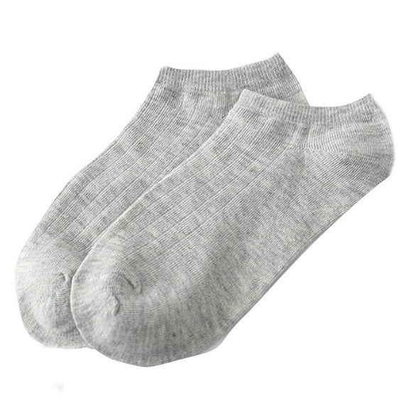 AWZXDE Unisex Ankle Socks with Striped, Lightweight Sports Socks for Men and Women Grey,One Size