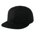 thumbnail image 1 of AWZXDE Unisex Fashion Baseball Cap Adjustable Strap Back Closure Sporty Snapback Hat for Men Women Black, 1 of 4
