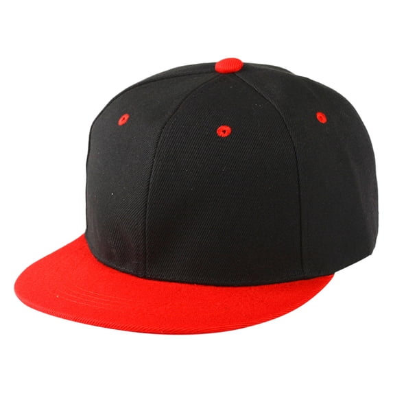 AWZXDE Unisex Fashion Baseball Cap Adjustable Strap Back Closure Sporty Snapback Hat for Men Women Red