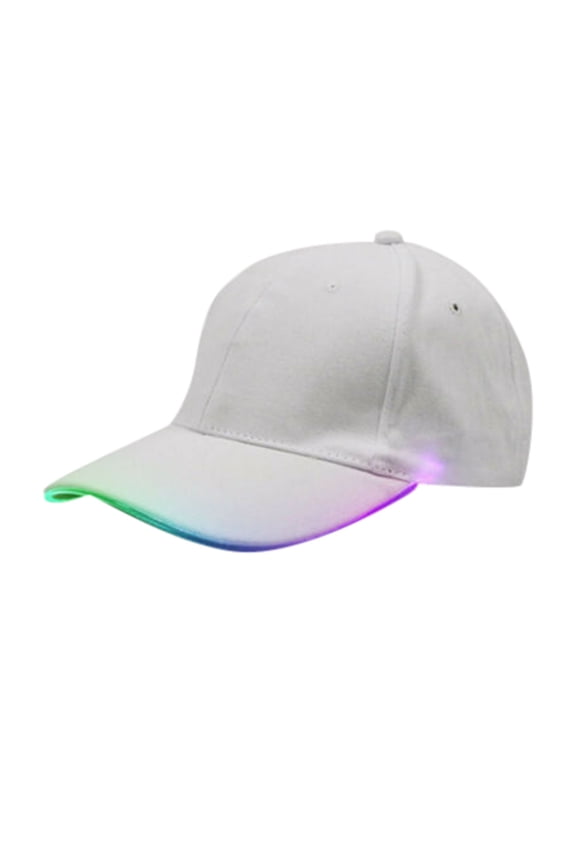 Unisex LED Lighted Up Glow Baseball Cap for Party Club Night Sports Sun Hat Multicolor