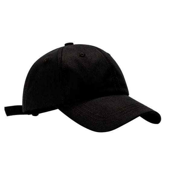 AWZXDE Unisex Solid Color Baseball Cap Classic Adjustable Sun Hat for Outdoor Sports Casual Black