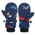thumbnail image 1 of AWZXDE Kids Gloves Warm Toddler Winter Skiing Gloves Cartoon Design Mittens For Baby Girls And Boys Outdoor Play Dark Blue, 1 of 3